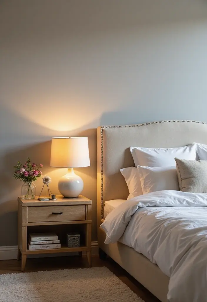25+ Bedroom Corner Ideas That Use Space Beautifully 6 25+ Bedroom Corner Ideas That Use Space Beautifully - 6. Cozy Bedside Corner