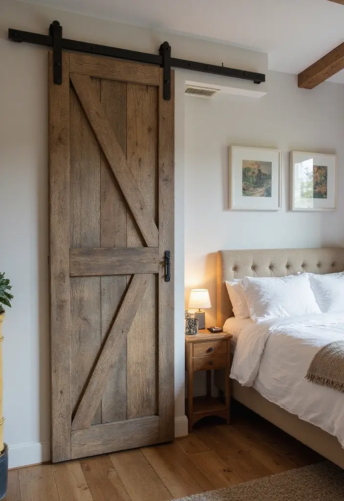 25+ Bedroom Door Design Ideas That Make a Statement 19 25+ Bedroom Door Design Ideas That Make a Statement - 19. Sliding Pocket Doors