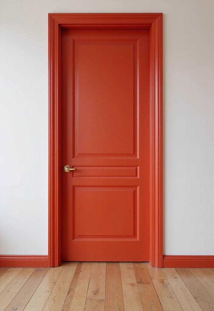 25+ Bedroom Door Design Ideas That Make a Statement 3 25+ Bedroom Door Design Ideas That Make a Statement - 3. Bold Colors
