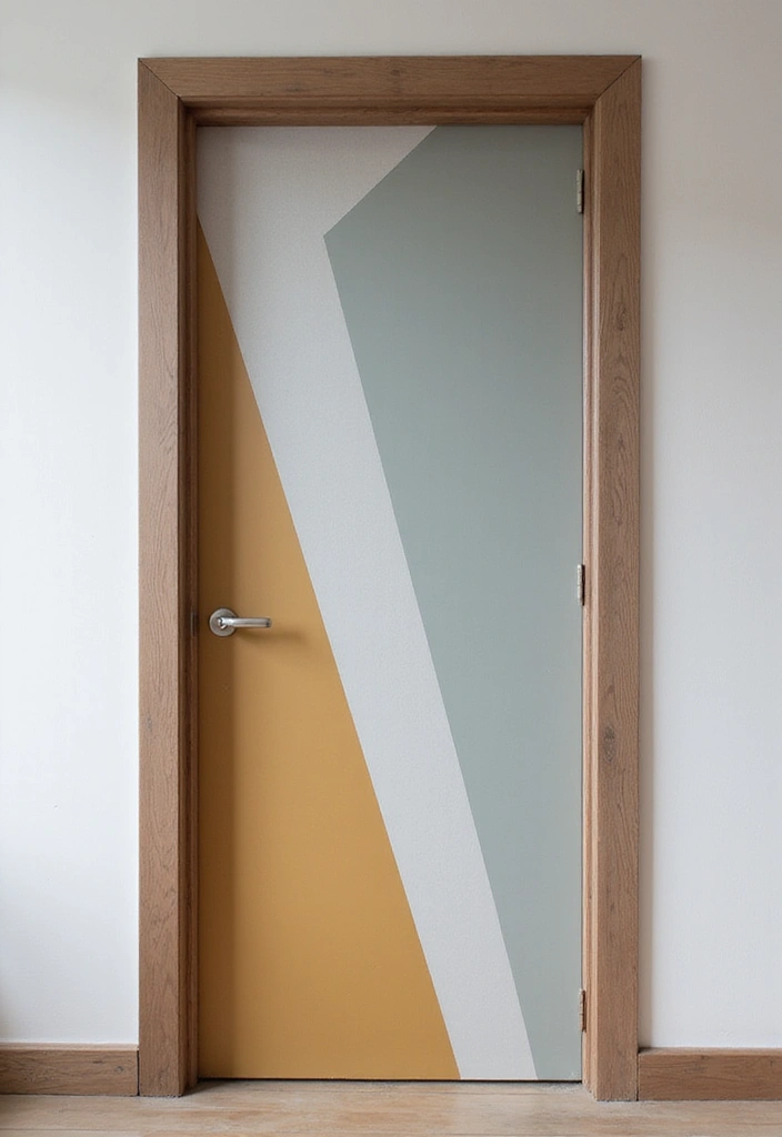 25+ Bedroom Door Design Ideas That Make a Statement 5 25+ Bedroom Door Design Ideas That Make a Statement - 5. Geometric Designs