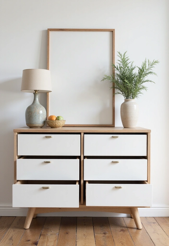 25+ Bedroom Dresser Decor Ideas That Instantly Upgrade Your Space 11 25+ Bedroom Dresser Decor Ideas That Instantly Upgrade Your Space - 11. Combining Functionality with Decor