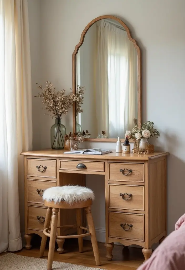 25+ Bedroom Dresser Decor Ideas That Instantly Upgrade Your Space 13 25+ Bedroom Dresser Decor Ideas That Instantly Upgrade Your Space - 13. Crafting a Vanity Station