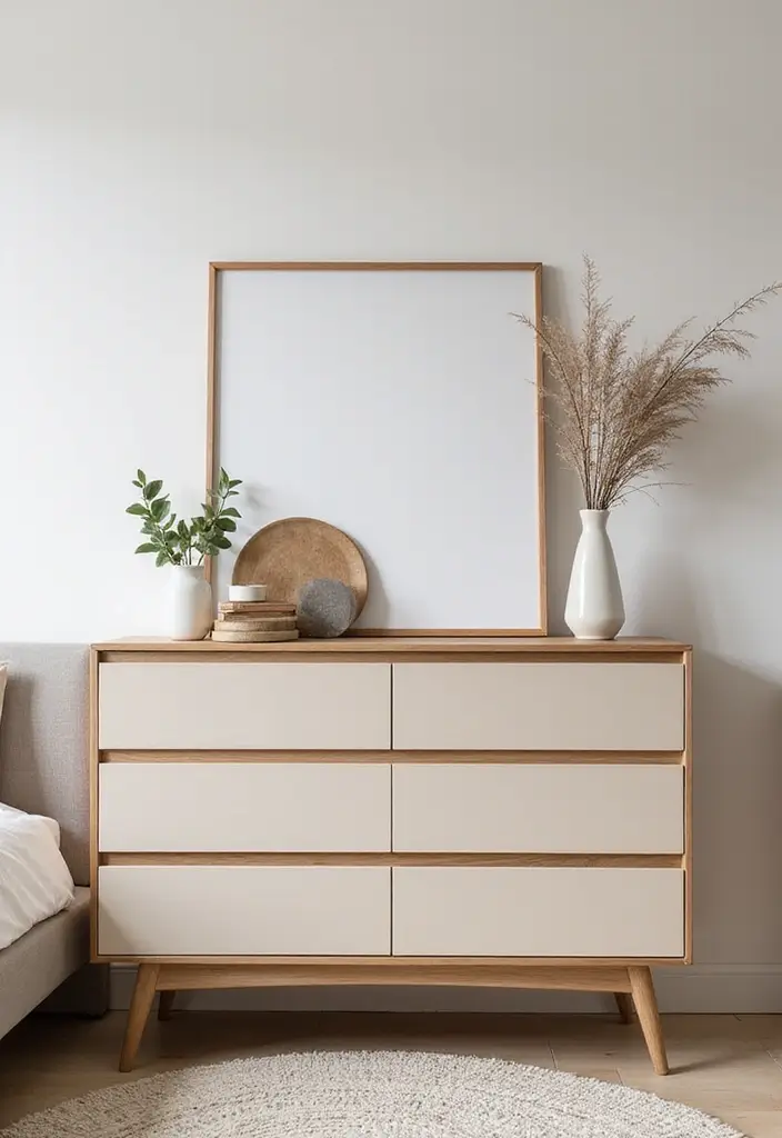 25+ Bedroom Dresser Decor Ideas That Instantly Upgrade Your Space 15 25+ Bedroom Dresser Decor Ideas That Instantly Upgrade Your Space - 15. Color Coordination