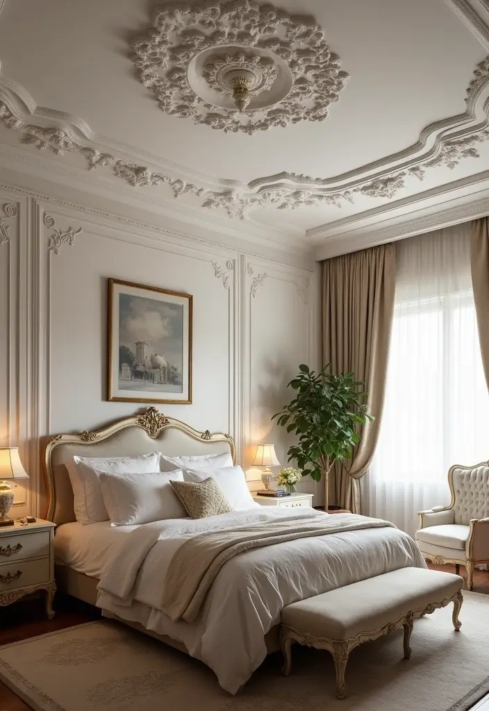 25+ Bedroom False Ceiling Design Ideas That Add Drama 11 25+ Bedroom False Ceiling Design Ideas That Add Drama - 11. Vintage Charm