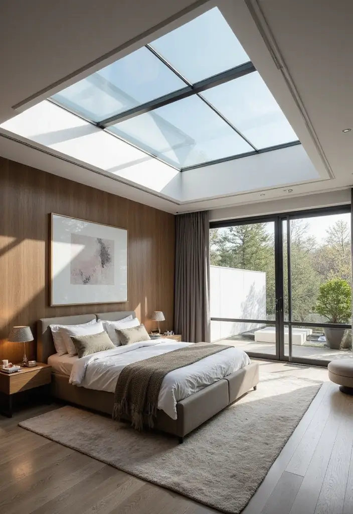 25+ Bedroom False Ceiling Design Ideas That Add Drama 15 25+ Bedroom False Ceiling Design Ideas That Add Drama - 15. Glass Ceilings