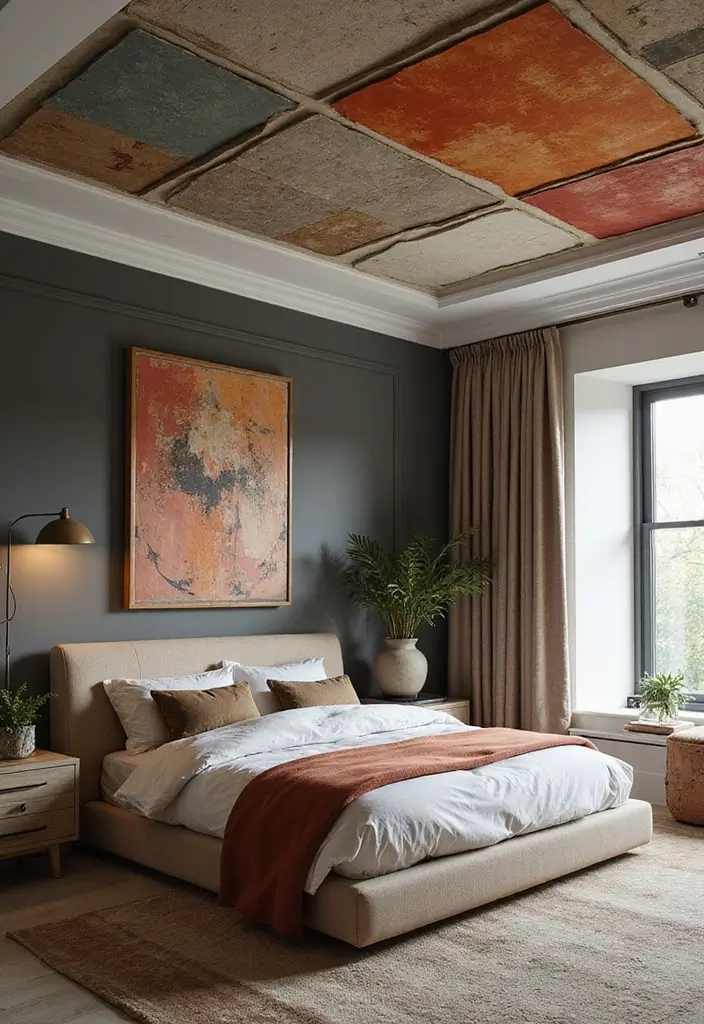 25+ Bedroom False Ceiling Design Ideas That Add Drama 20 25+ Bedroom False Ceiling Design Ideas That Add Drama - 20. Customizable Panels