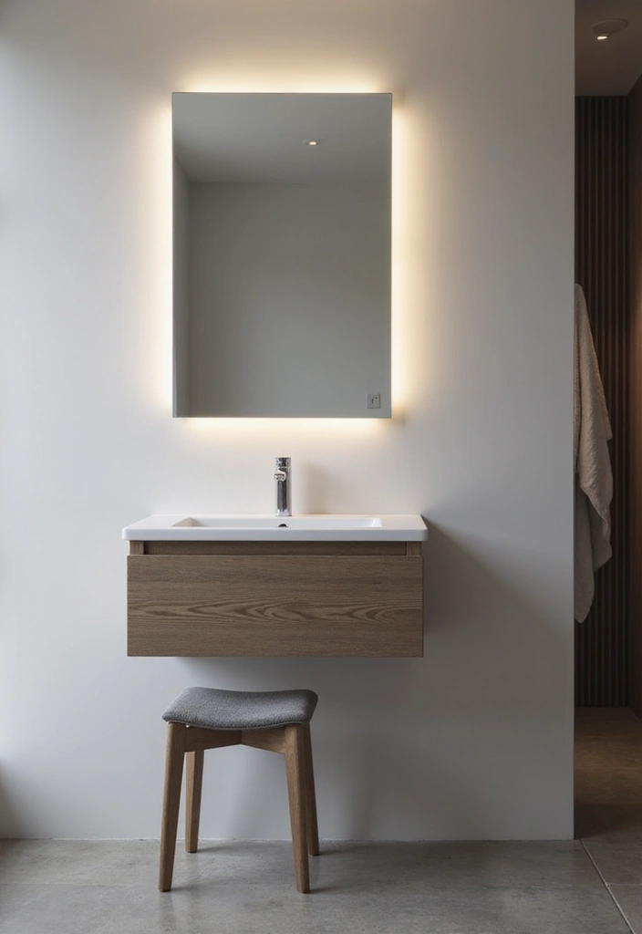 25+ Bedroom Vanity Ideas That Feel Modern and Chic 2 25+ Bedroom Vanity Ideas That Feel Modern and Chic - 2. Floating Vanities