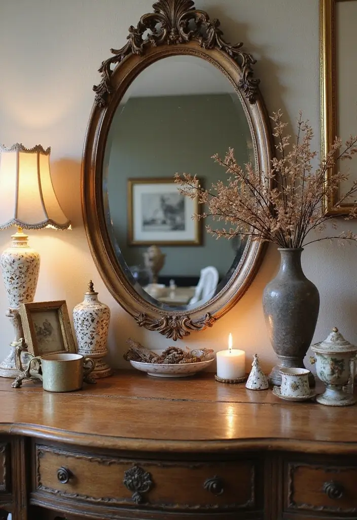 25+ Bedroom Vanity Ideas That Feel Modern and Chic 4 25+ Bedroom Vanity Ideas That Feel Modern and Chic - 4. Vintage Chic Vanities