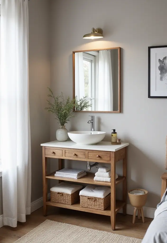 25+ Bedroom Vanity Ideas That Feel Modern and Chic 6 25+ Bedroom Vanity Ideas That Feel Modern and Chic - 6. Compact Corner Vanities