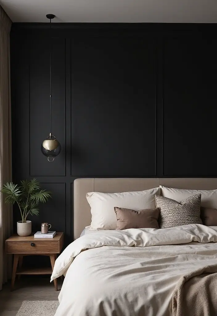 25+ Black and Beige Bedroom Ideas for Elegant Contrast - 1. Monochromatic Elegance
