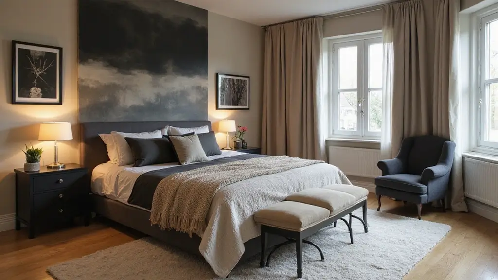25+ Black and Beige Bedroom Ideas for Elegant Contrast