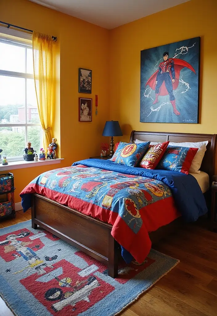 25+ Cool Boy Bedroom Ideas for Every Age 1 25+ Cool Boy Bedroom Ideas for Every Age - 1. Superhero Sanctuary