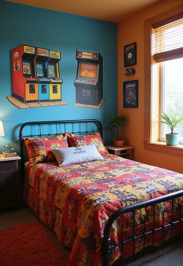 25+ Cool Boy Bedroom Ideas for Every Age 13 25+ Cool Boy Bedroom Ideas for Every Age - 13. Retro Arcade Room