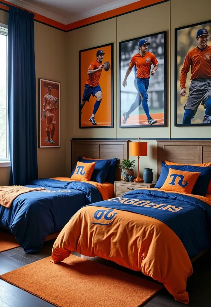 25+ Cool Boy Bedroom Ideas for Every Age 4 25+ Cool Boy Bedroom Ideas for Every Age - 4. Sports Fanatic's Retreat