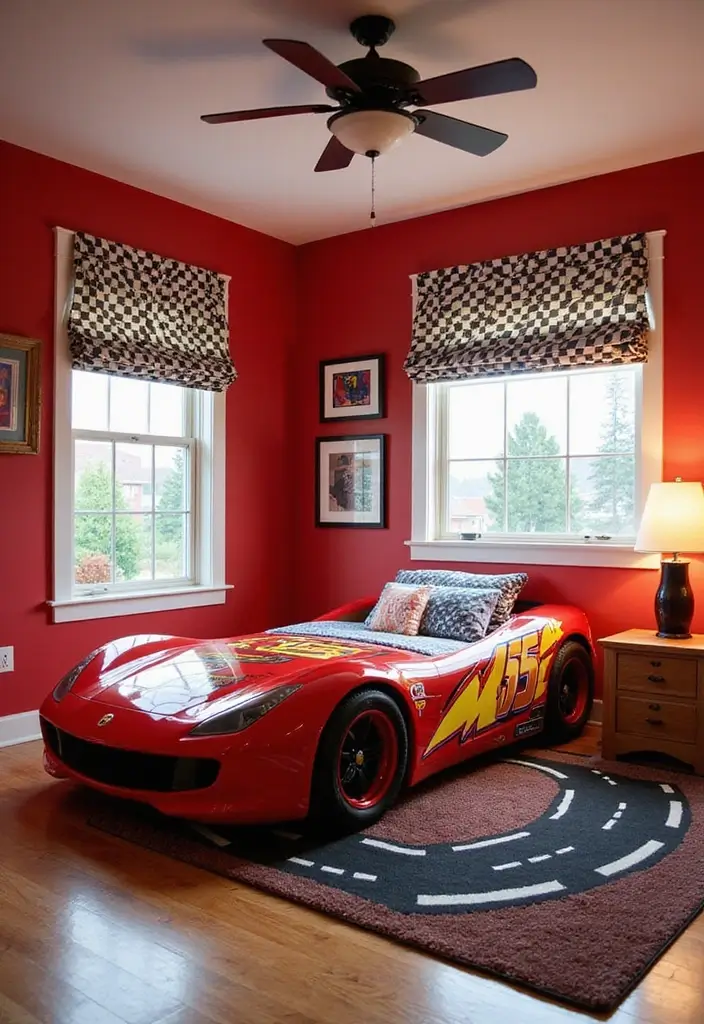 25+ Cool Boy Bedroom Ideas for Every Age 5 25+ Cool Boy Bedroom Ideas for Every Age - 5. Racecar Racer's Garage