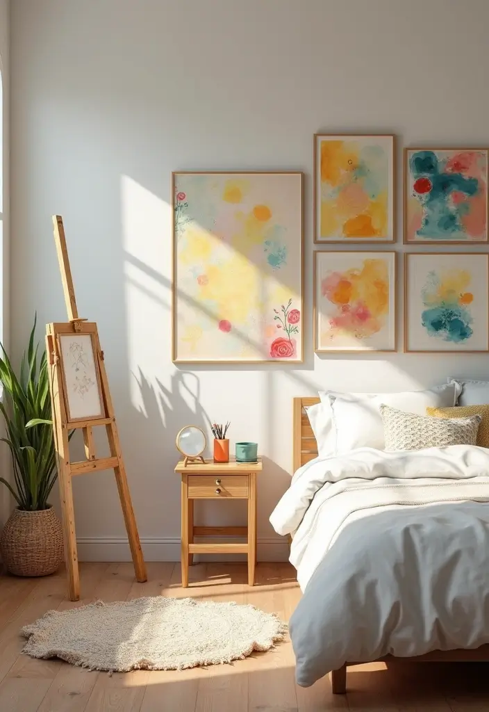 25+ Cool Boy Bedroom Ideas for Every Age 7 25+ Cool Boy Bedroom Ideas for Every Age - 7. Artistic Expression Studio