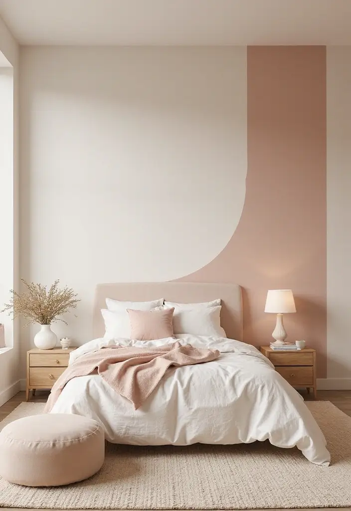 25+ Cream Bedroom Ideas for a Soft and Elegant Style 19 25+ Cream Bedroom Ideas for a Soft and Elegant Style - 19. Cream Color Blocks