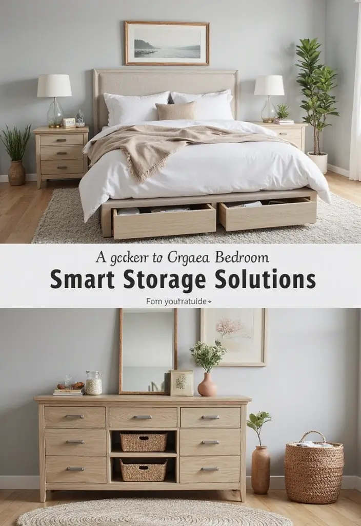 25+ Creative Bloxburg Bedroom Ideas for Stylish Builds - 11. Smart Storage Solutions