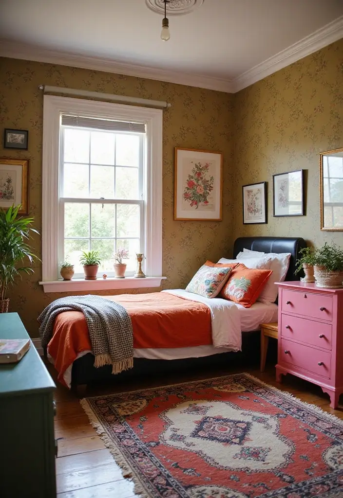 25+ Creative Bloxburg Bedroom Ideas for Stylish Builds - 12. Eclectic Mix