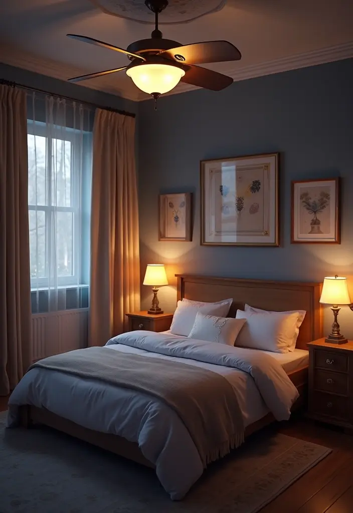 25+ Creative Bloxburg Bedroom Ideas for Stylish Builds - 22. Layered Lighting