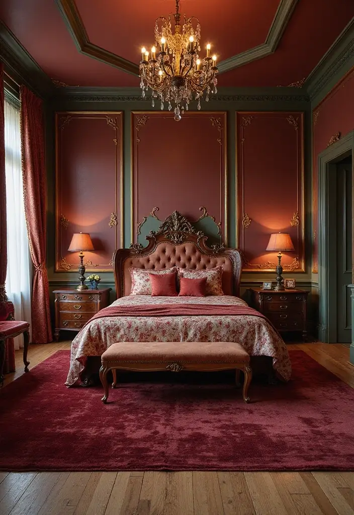 25+ Creative Bloxburg Bedroom Ideas for Stylish Builds - 7. Vintage Glam