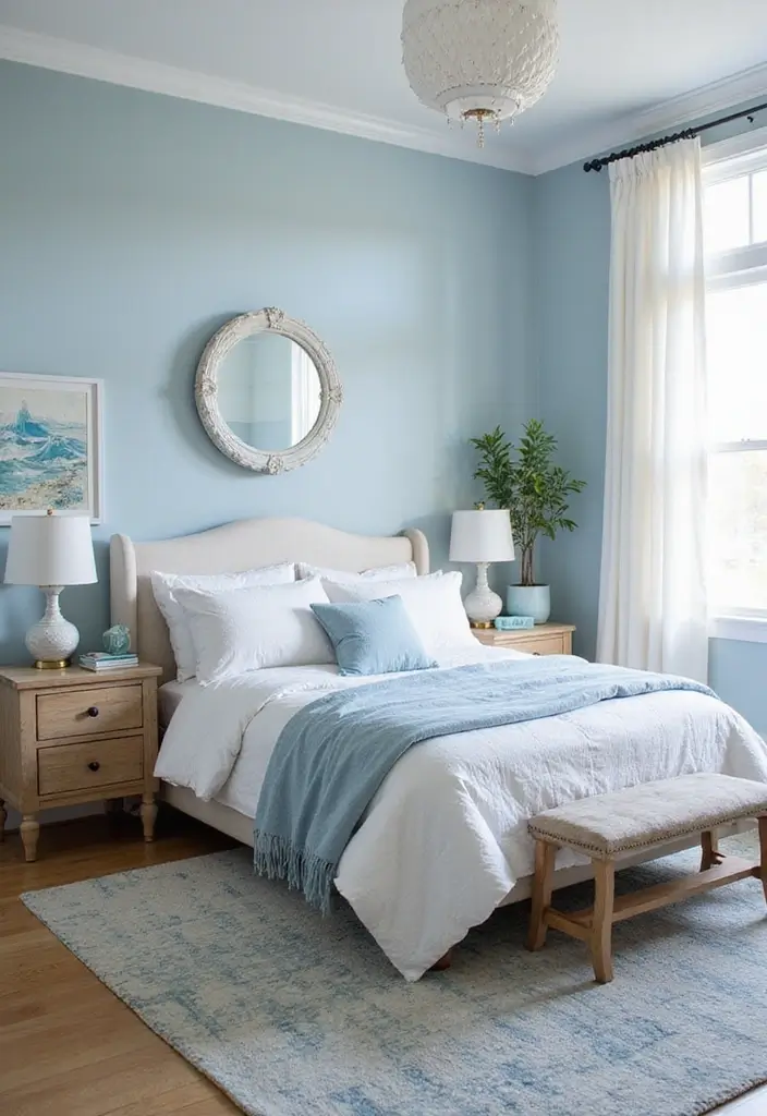 25+ Creative Bloxburg Bedroom Ideas for Stylish Builds - 9. Nautical Escape
