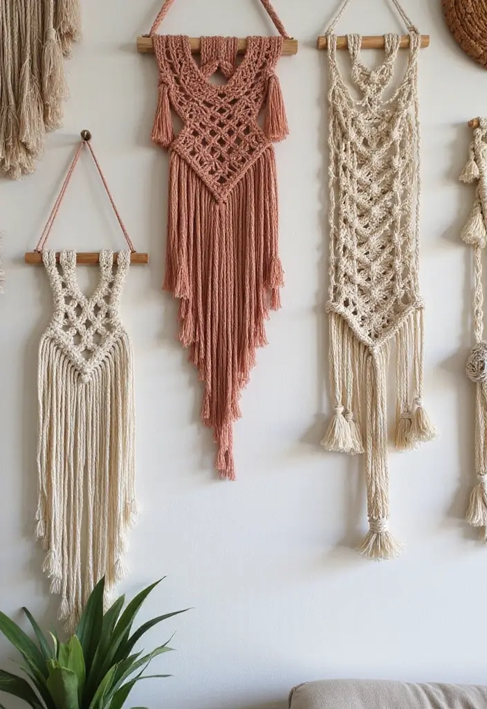 25+ Creative Teen Bedroom Decor Ideas Full of Personality 1 25+ Creative Teen Bedroom Decor Ideas Full of Personality - 1. Cozy Macramé Wall Hangings