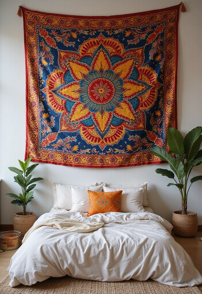 25+ Creative Teen Bedroom Decor Ideas Full of Personality 25 25+ Creative Teen Bedroom Decor Ideas Full of Personality - 25. Bohemian Tapestries