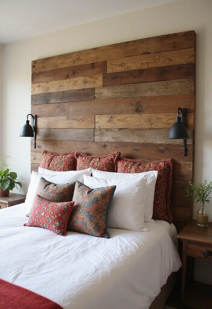 25+ Fall Bedroom Decor Ideas to Make Your Room Cozy - 15. Bohemian Style Headboard