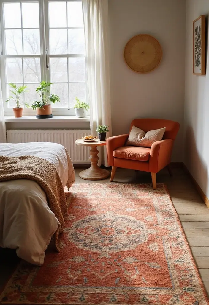 25+ Fall Bedroom Decor Ideas to Make Your Room Cozy - 22. Soft Rugs for Comfort