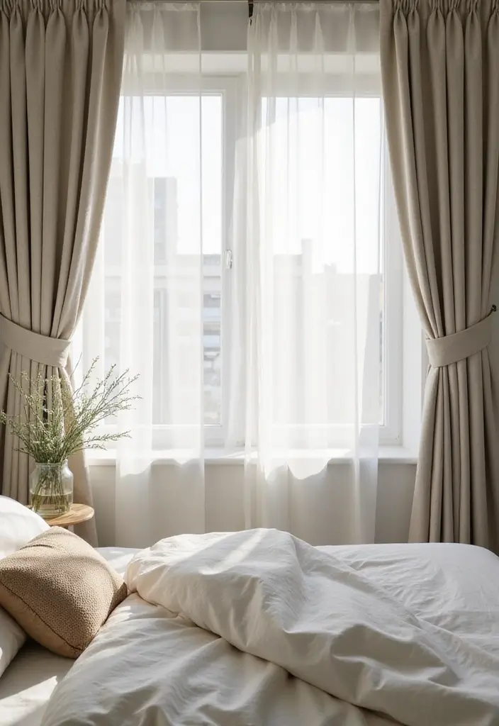 25+ Indian Bedroom Decor Ideas for a Traditional Yet Modern Touch - 24. Light and Airy Fabrics