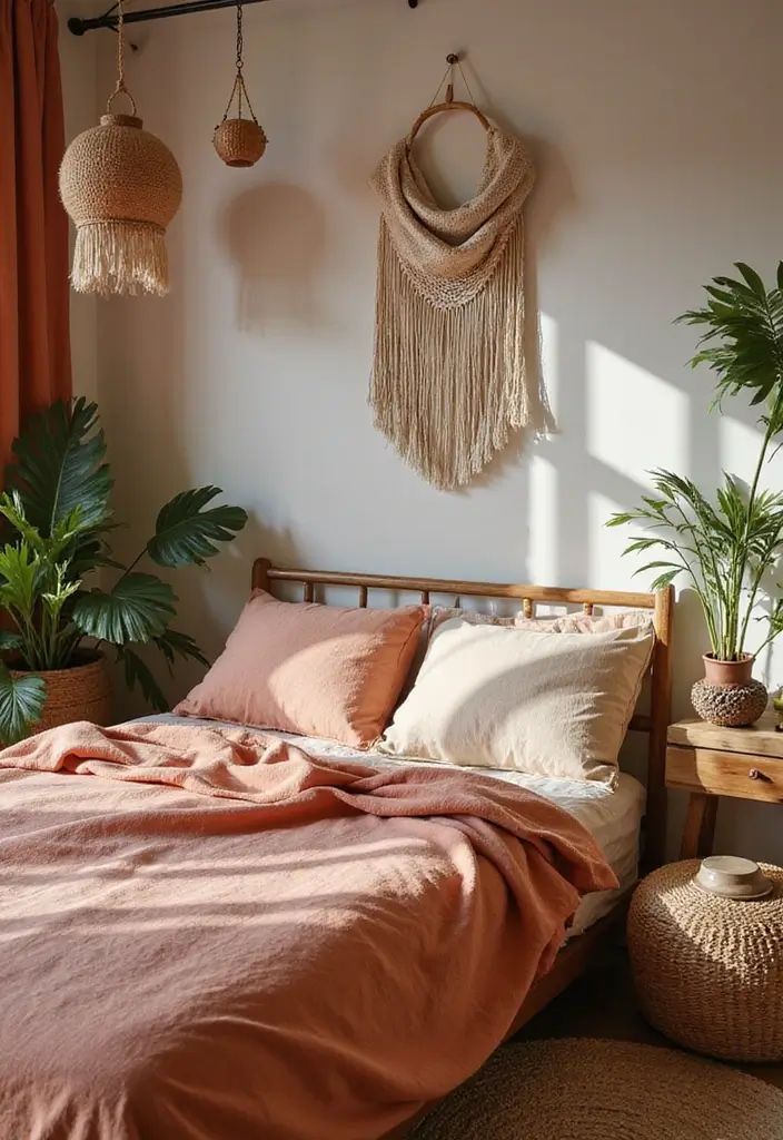 25+ Indian Bedroom Decor Ideas for a Traditional Yet Modern Touch - 7. Terracotta Accents