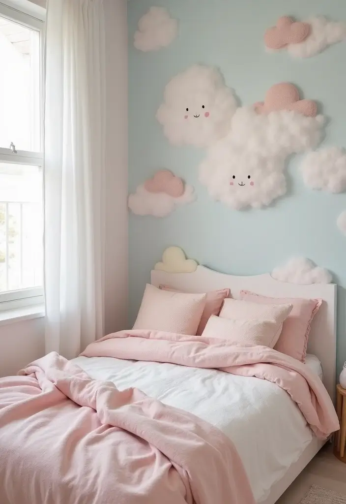 25+ Kids Bedroom Ideas That Spark Creativity 12 25+ Kids Bedroom Ideas That Spark Creativity - 12. Dreamy Cloud Haven