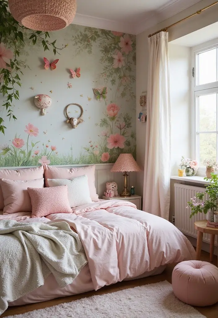 25+ Kids Bedroom Ideas That Spark Creativity 19 25+ Kids Bedroom Ideas That Spark Creativity - 19. Magical Fairy Garden