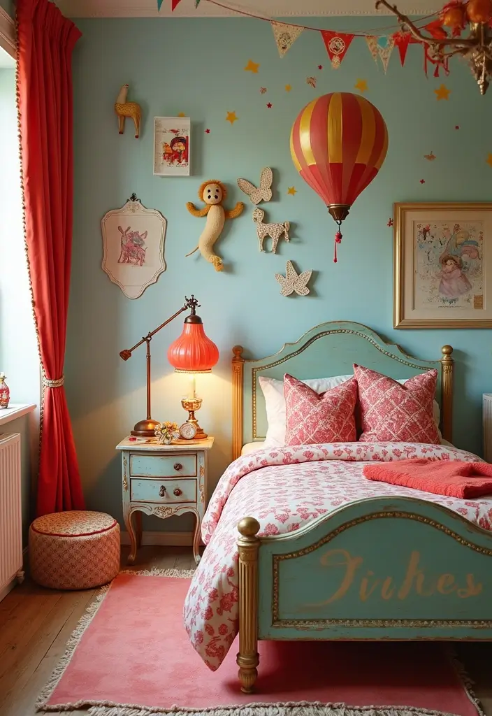 25+ Kids Bedroom Ideas That Spark Creativity 7 25+ Kids Bedroom Ideas That Spark Creativity - 7. Vintage Circus Vibes