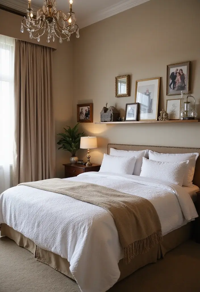 25+ Main Bedroom Ideas for a Luxurious Feel - 10. Personal Touches