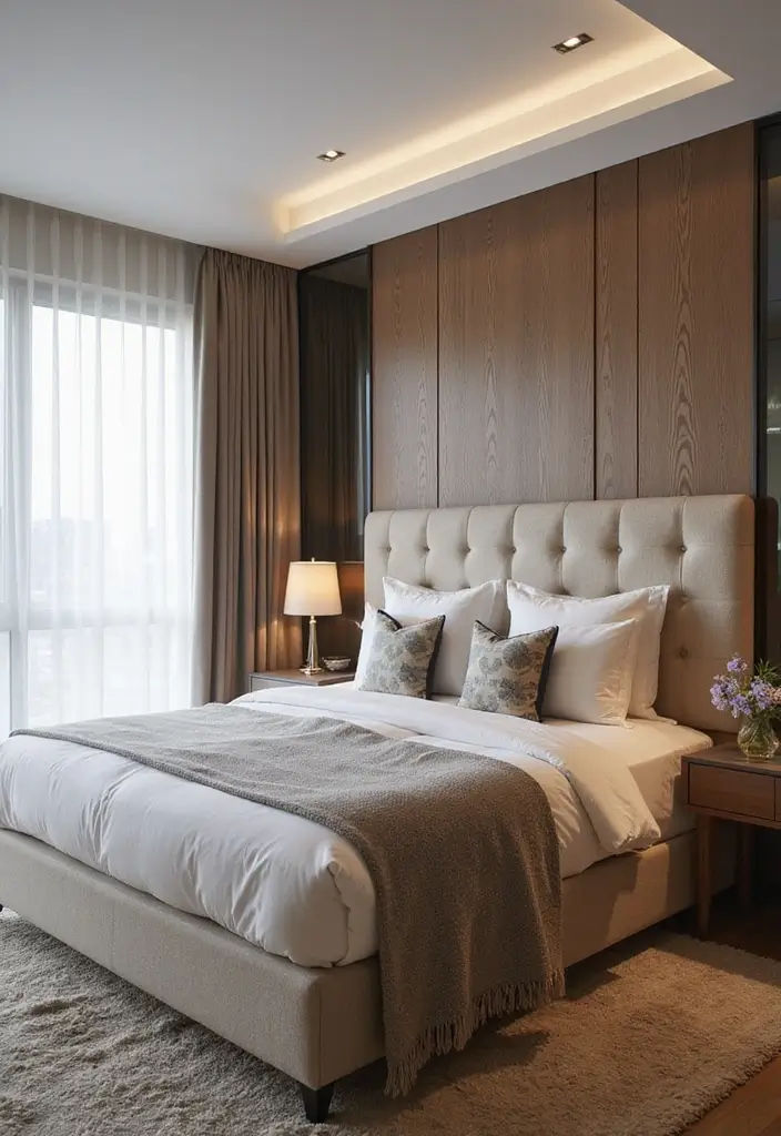 25+ Main Bedroom Ideas for a Luxurious Feel - 16. Unique Headboards
