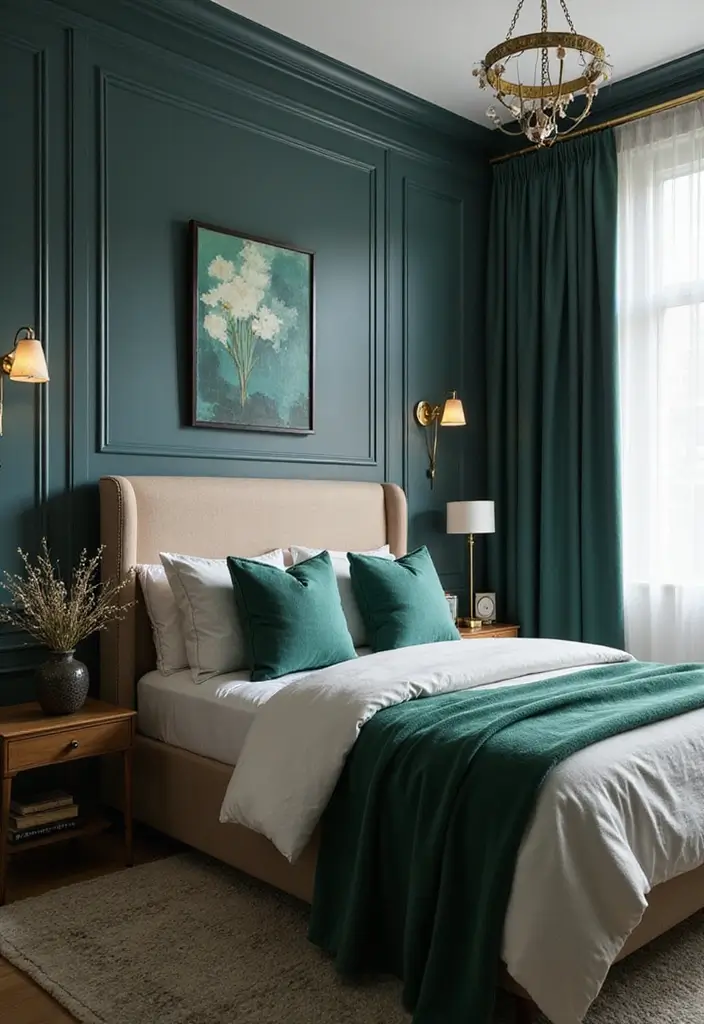 25+ Main Bedroom Ideas for a Luxurious Feel - 17. Rich Accents