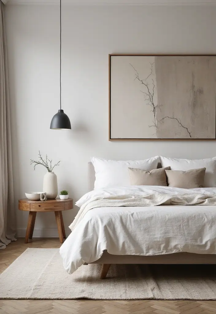 25+ Main Bedroom Ideas for a Luxurious Feel - 22. Chic Accent Pieces