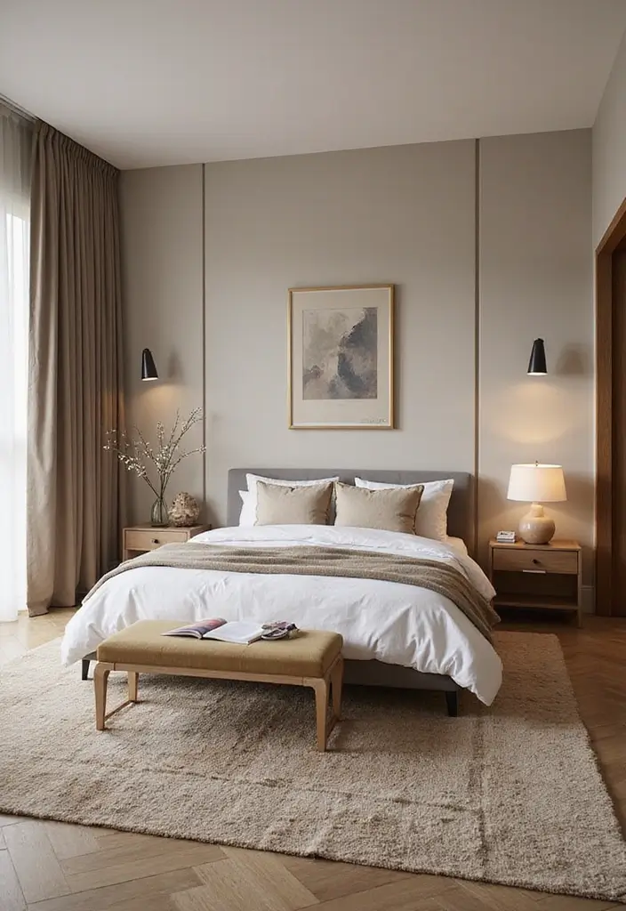 25+ Main Bedroom Ideas for a Luxurious Feel - 24. Well-Defined Zones