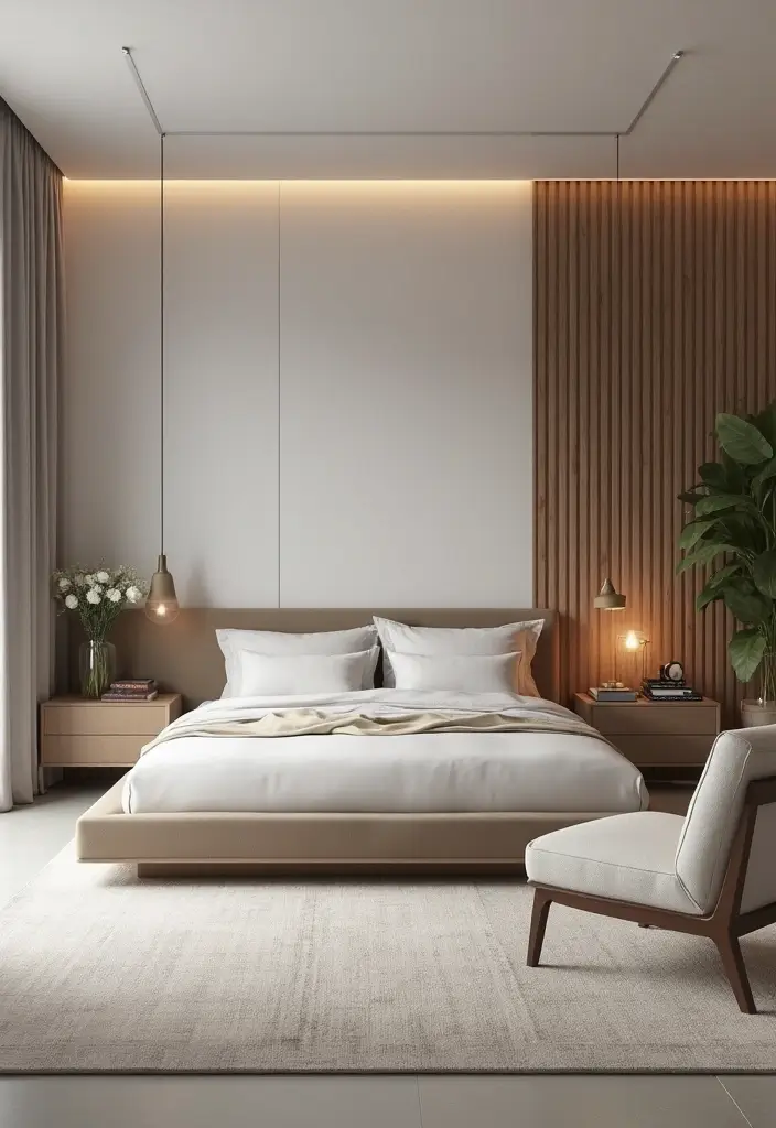 25+ Main Bedroom Ideas for a Luxurious Feel - 3. Minimalist Furniture