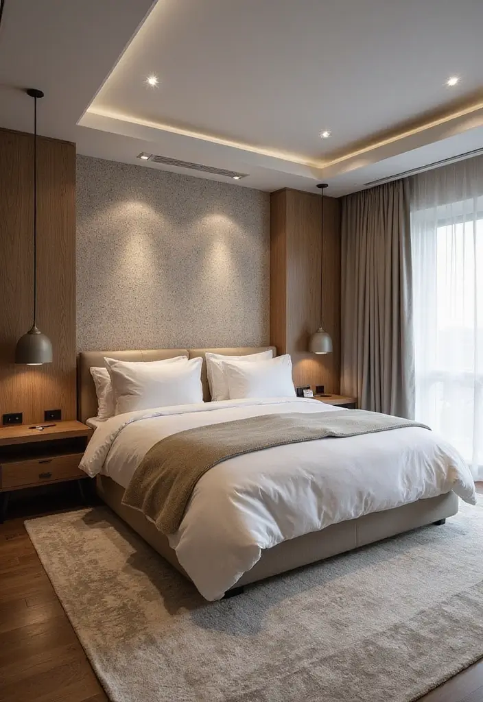 25+ Main Bedroom Ideas for a Luxurious Feel - 5. Textured Wall Treatments