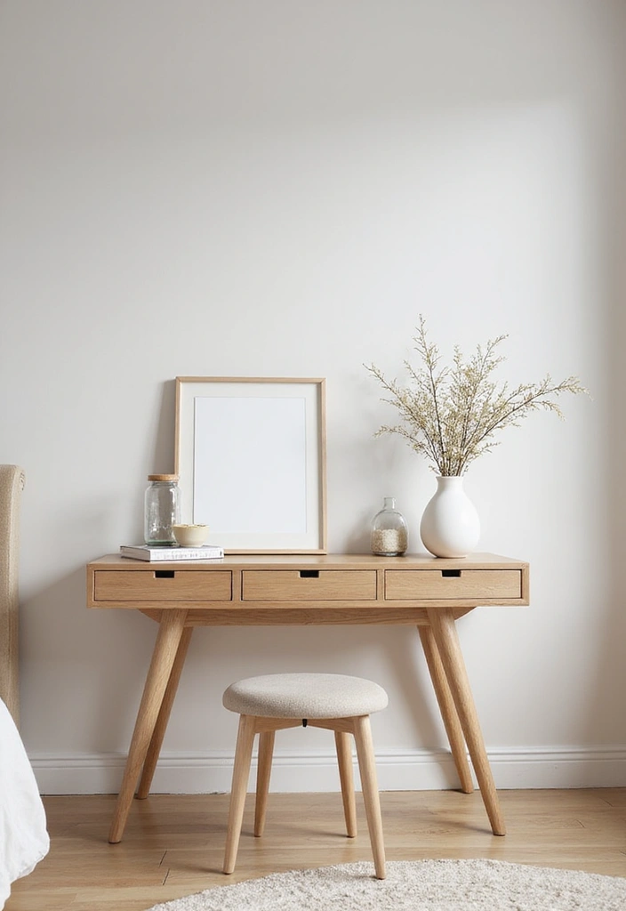 25+ Modern Dressing Table Ideas for Your Bedroom 15 25+ Modern Dressing Table Ideas for Your Bedroom - 15. Scandinavian Designs
