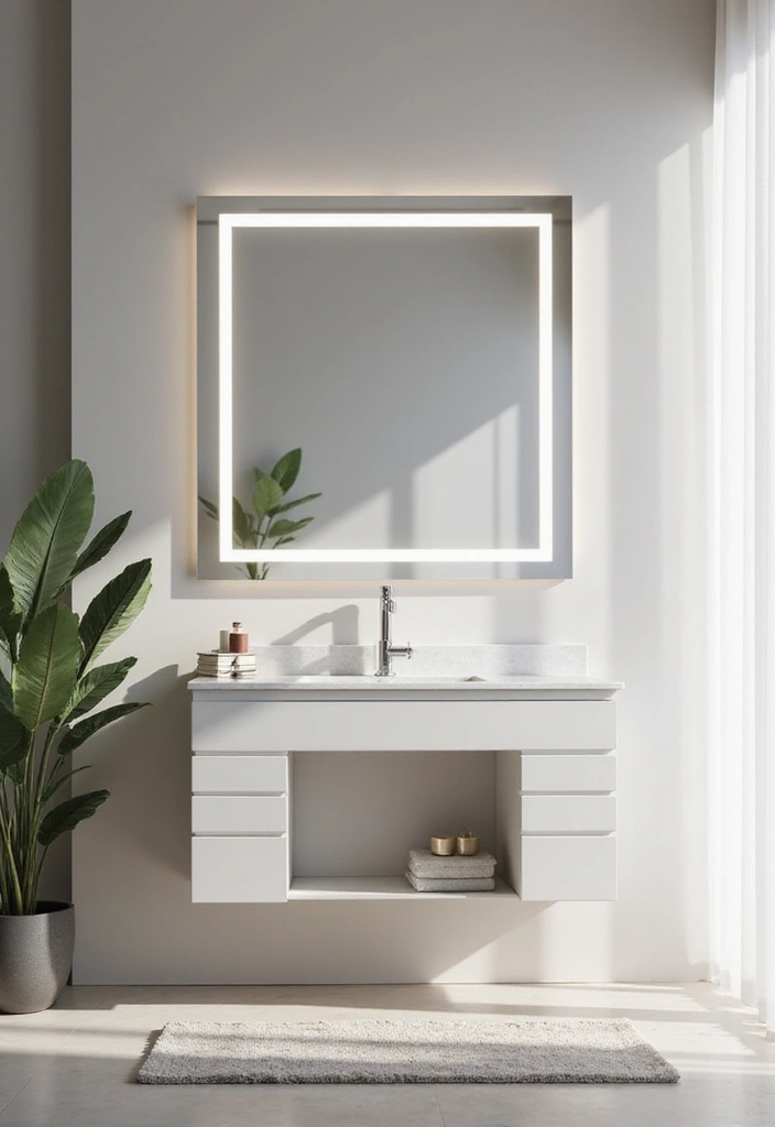25+ Modern Dressing Table Ideas for Your Bedroom 2 25+ Modern Dressing Table Ideas for Your Bedroom - 2. Compact Vanity with Multi-Functional Features