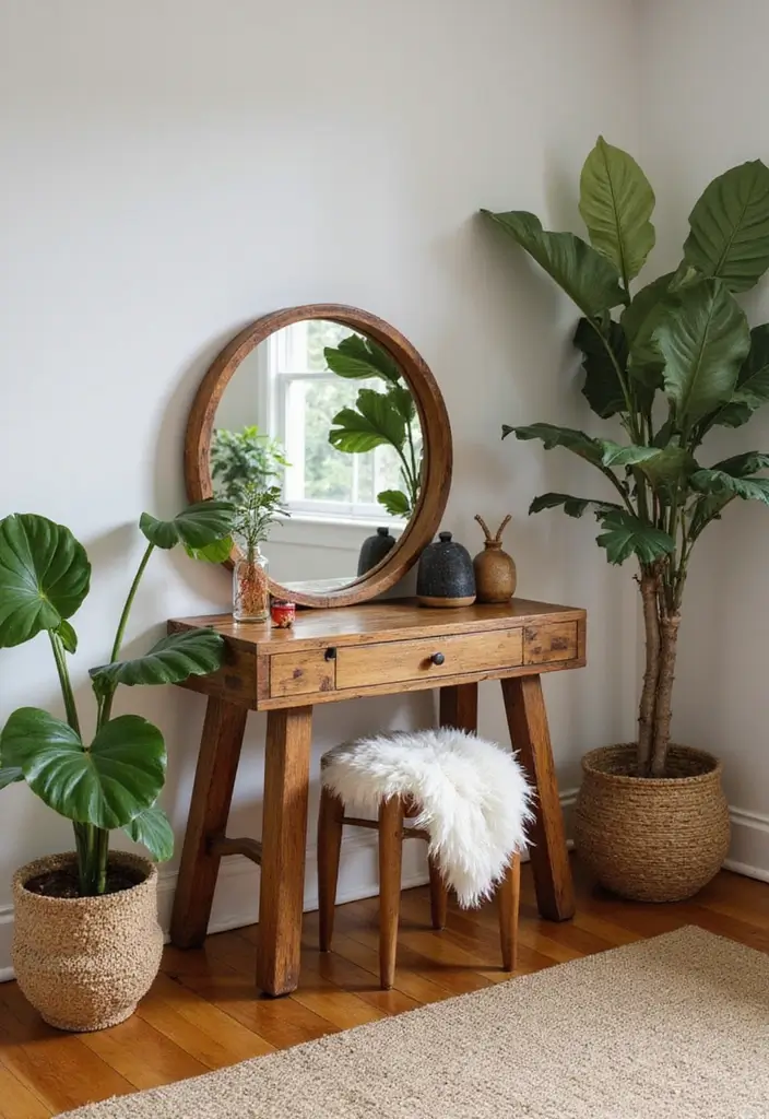 25+ Modern Dressing Table Ideas for Your Bedroom 20 25+ Modern Dressing Table Ideas for Your Bedroom - 20. Eco-Friendly Options