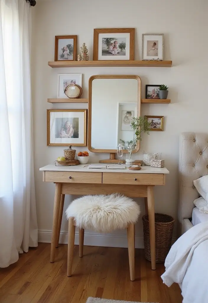 25+ Modern Dressing Table Ideas for Your Bedroom 23 25+ Modern Dressing Table Ideas for Your Bedroom - 23. Personalized Touch