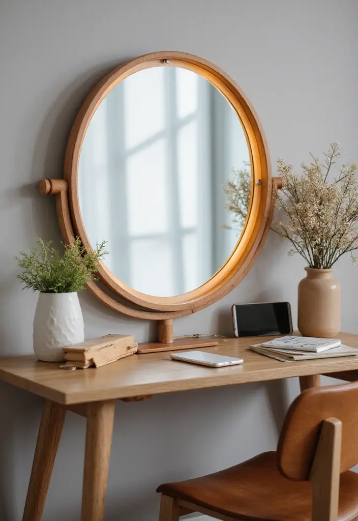 25+ Modern Dressing Table Ideas for Your Bedroom 24 25+ Modern Dressing Table Ideas for Your Bedroom - 24. Tech-Savvy Dressing Tables