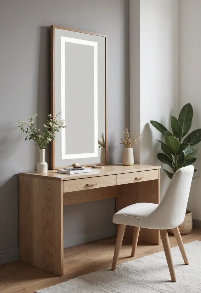 25+ Modern Dressing Table Ideas for Your Bedroom 9 25+ Modern Dressing Table Ideas for Your Bedroom - 9. Adjustable Mirrors