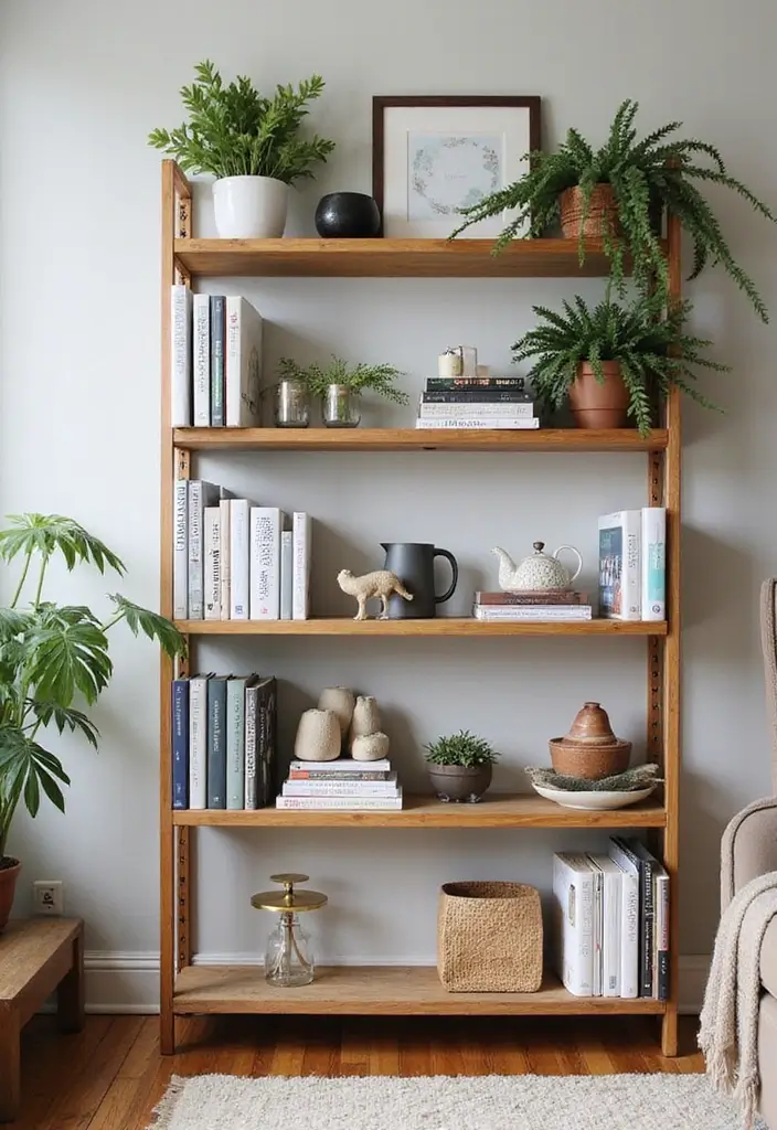 25+ One Bedroom Apartment Ideas That Maximize Space 1 25+ One Bedroom Apartment Ideas That Maximize Space - 1. Open Shelving for Chic Storage