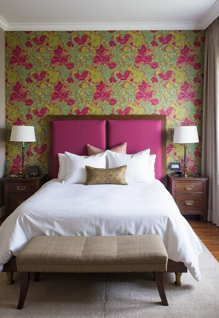 25+ Preppy Bedroom Ideas for a Trendy Makeover 10 25+ Preppy Bedroom Ideas for a Trendy Makeover - 10. Bright Accent Walls